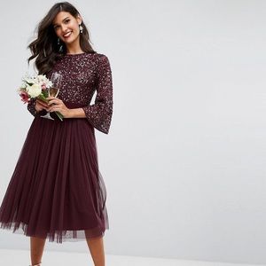 Maya Bell Sleeve Dress